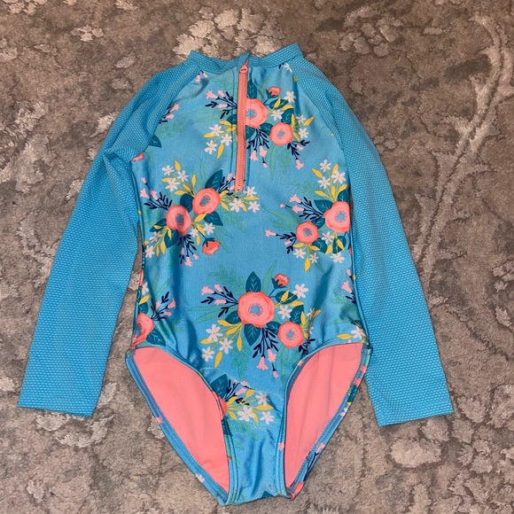 Cat & Jack Other - Cat & Jack girls zip up swimsuit XS (4/5)